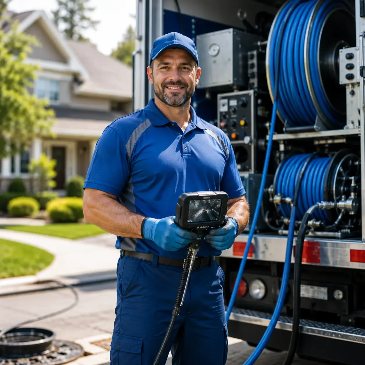 Local outdoor drain cleaning specialists in Frankton, IN